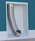 In-wall Exhaust Connection