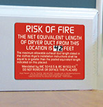 DryerPlacard